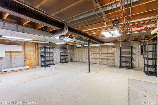 7500 Deerhill Dr, Clarkston, MI 48346 - unfinished basement with electric panel