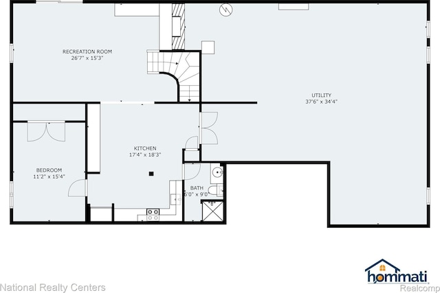 7500 Deerhill Dr, Clarkston, MI 48346 - view of room layout