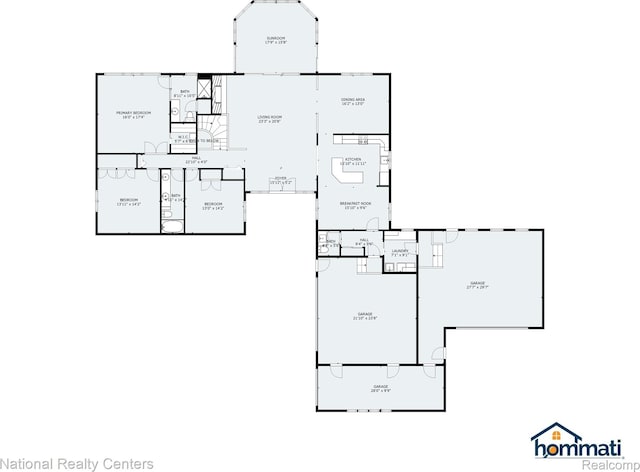 7500 Deerhill Dr, Clarkston, MI 48346 - view of property floor plan
