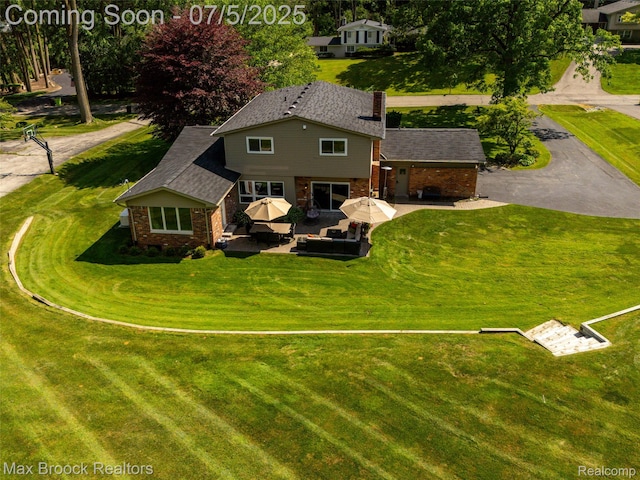 6907 W Knollwood Cir W, Bloomfield, MI 48322 - aerial view of property and surrounding area