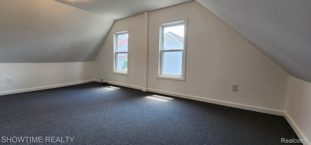 9825 Willow Ct, Clay, MI 48001 - additional living space with vaulted ceiling and baseboards