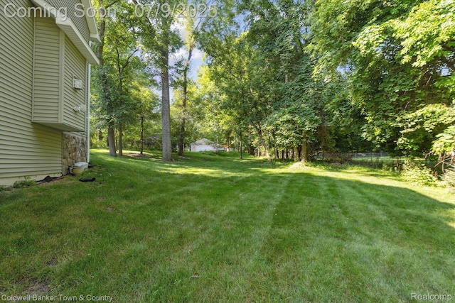 4577 Oaklawn Dr, Pinckney, MI 48169 - view of green lawn with view of scattered trees
