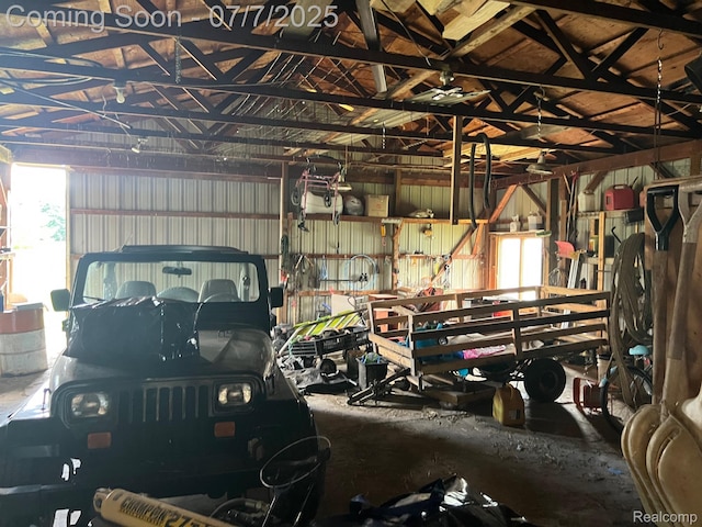 3500 Schlaud Rd, North Branch, MI 48461 - view of garage