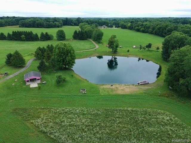 3500 Schlaud Rd, North Branch, MI 48461 - view of rural area with a nearby body of water