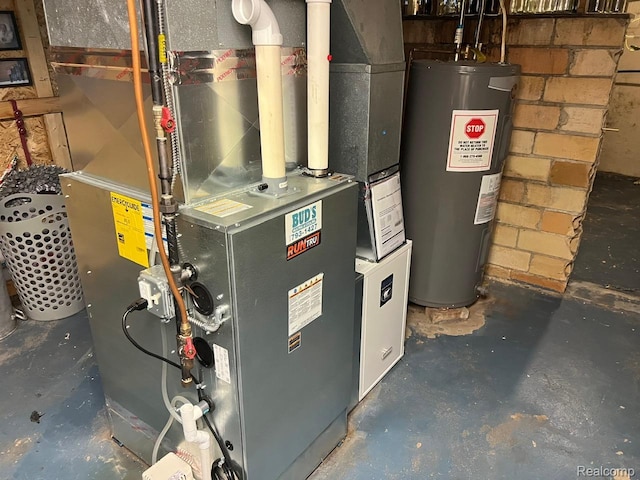 3500 Schlaud Rd, North Branch, MI 48461 - utilities featuring water heater and heating unit