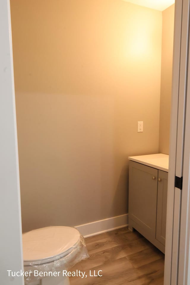 518 S Sullivan Ave, Fremont, MI 49412 - bathroom with wood finished floors and vanity