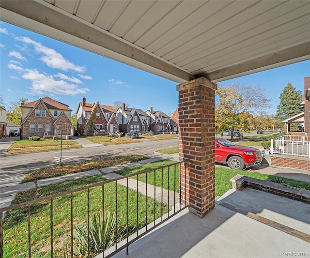 16554 Muirland St, Detroit, MI 48221 - porch featuring a residential view