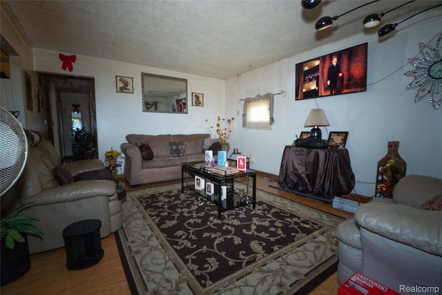 4315 Algonquin St, Detroit, MI 48215 - living area with wood finished floors