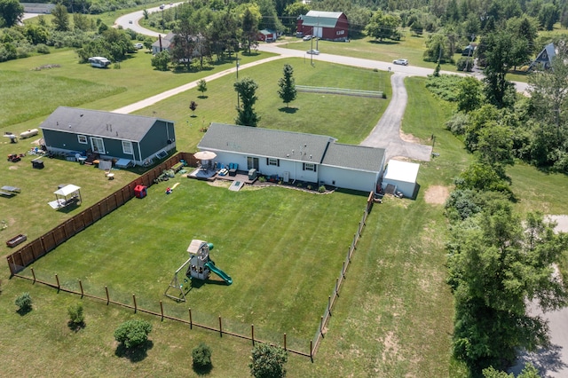 7241 Cherry Ave, Kewadin, MI 49648 - aerial view of property and surrounding area