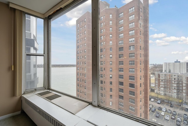 8200 E Jefferson # 1202, Detroit, MI 48214 - balcony featuring a water view