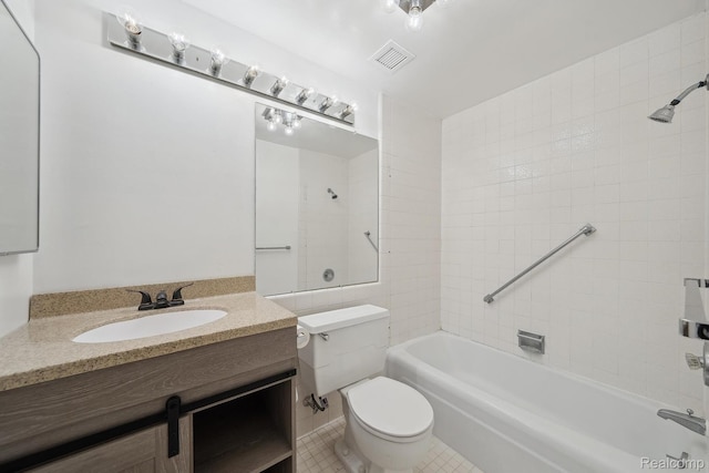 8200 E Jefferson # 1202, Detroit, MI 48214 - full bathroom with shower / washtub combination, vanity, and tile patterned flooring