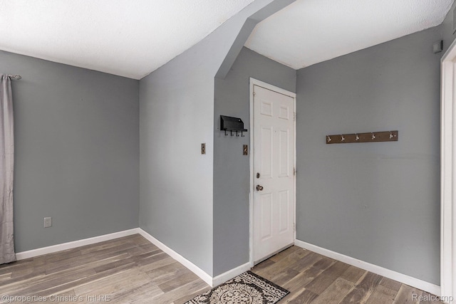 58 Yeamans St, Mount Clemens, MI 48043 - foyer entrance featuring wood finished floors and baseboards