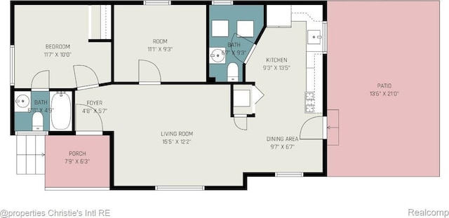 58 Yeamans St, Mount Clemens, MI 48043 - view of floor plan / room layout