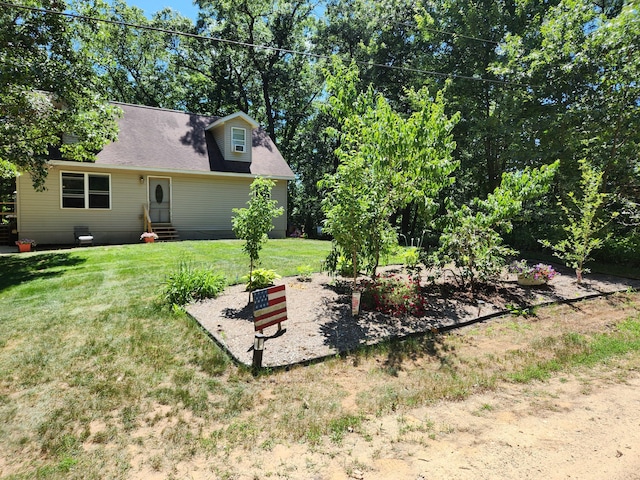 23967 Derek Dr, Sand Lake, MI 49343 - view of grassy yard featuring entry steps