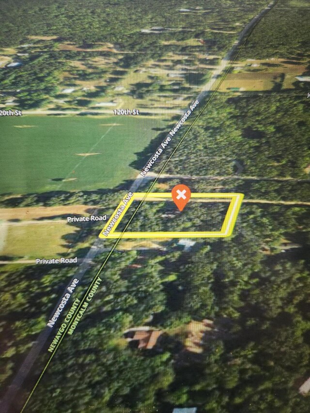 23967 Derek Dr, Sand Lake, MI 49343 - aerial map of property and surrounding area