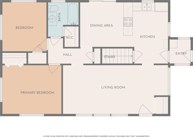 1196 S Dettman Rd, Jackson, MI 49203 - view of floor plan / room layout
