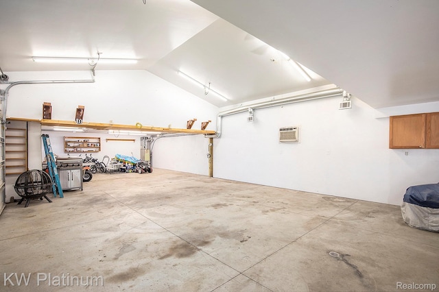 1509 Allen Rd, Kimball, MI 48074 - garage with a wall mounted AC