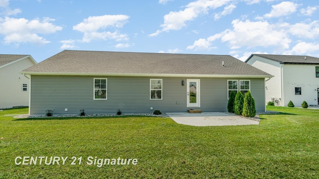 10464 Laurel Woods Pl, Freeland, MI 48623 - back of property with a patio area and a yard