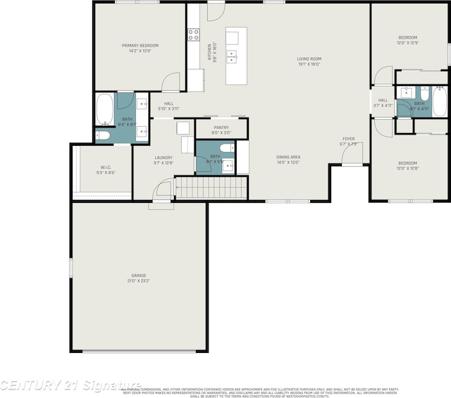 10464 Laurel Woods Pl, Freeland, MI 48623 - view of home floor plan
