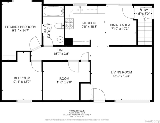 5428 Farmhill Rd, Flint, MI 48505 - view of room layout
