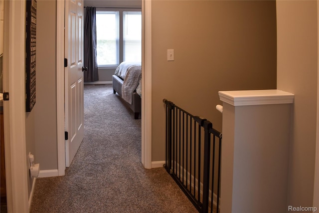 18006 Wingate Dr, Macomb, MI 48042 - corridor featuring carpet flooring and an upstairs landing