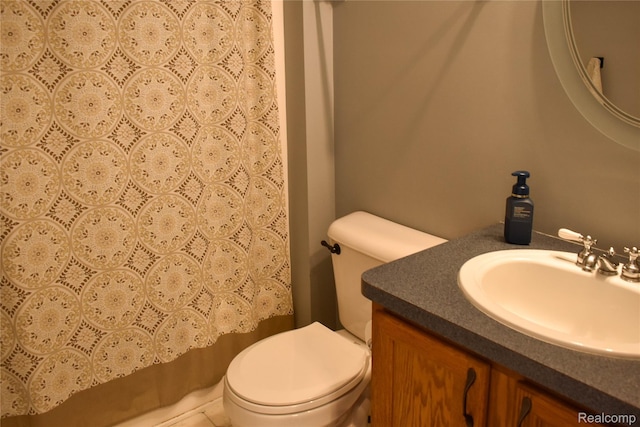 18006 Wingate Dr, Macomb, MI 48042 - full bathroom with vanity and a shower with shower curtain