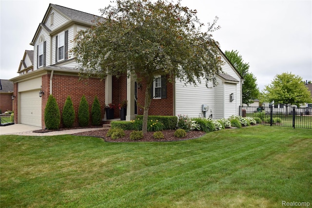 18006 Wingate Dr, Macomb, MI 48042 - view of front of house featuring brick siding, concrete driveway, and a garage