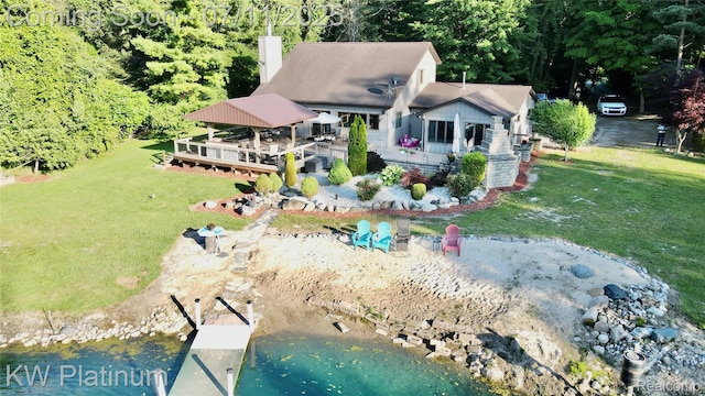 7135 Gardner Line Rd, Lexington, MI 48450 - view from above of property