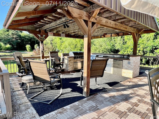 7135 Gardner Line Rd, Lexington, MI 48450 - view of patio with area for grilling
