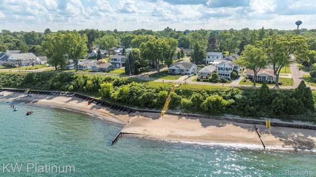 7377 Dogwood Rd, Lexington, MI 48450 - aerial view of residential area with expansive coastline