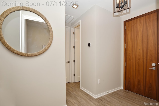 750 Forest Ave Unit 202, Birmingham, MI 48009 - entryway featuring light wood finished floors and baseboards