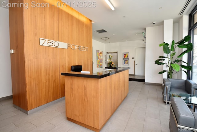 750 Forest Ave Unit 202, Birmingham, MI 48009 - reception area with a surveillance system