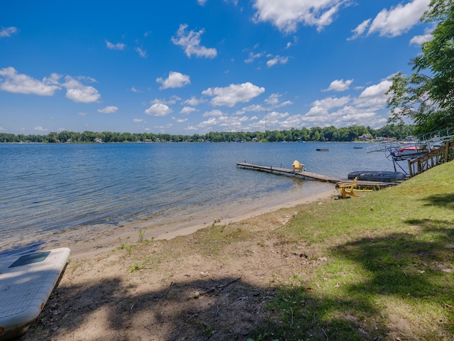 44850 Woodman Dr, Paw Paw, MI 49079 - dock with a water view