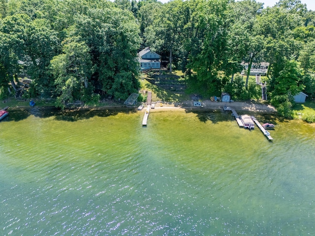 44850 Woodman Dr, Paw Paw, MI 49079 - aerial view of property and surrounding area featuring a nearby body of water