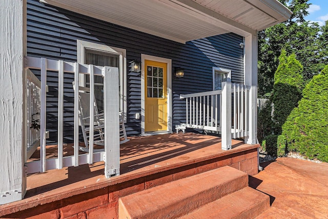 607 S State St, Hart, MI 49420 - view of wooden deck