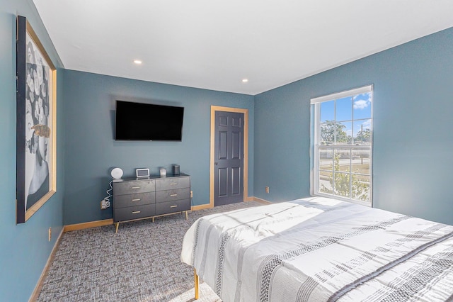 607 S State St, Hart, MI 49420 - bedroom with carpet flooring and recessed lighting