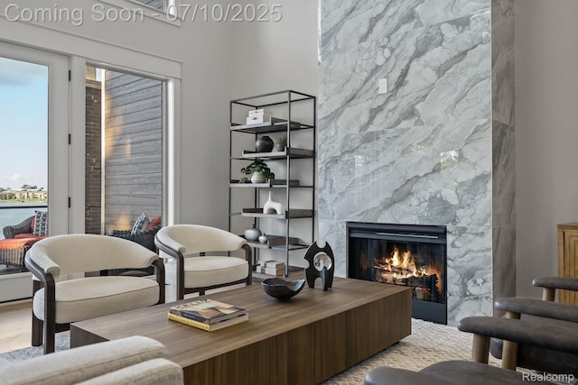 1760 Hamilton Dr, Bloomfield Hills, MI 48302 - living room with a fireplace and wood finished floors
