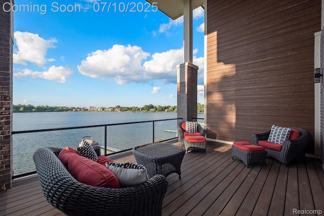 1760 Hamilton Dr, Bloomfield Hills, MI 48302 - wooden deck with a water view