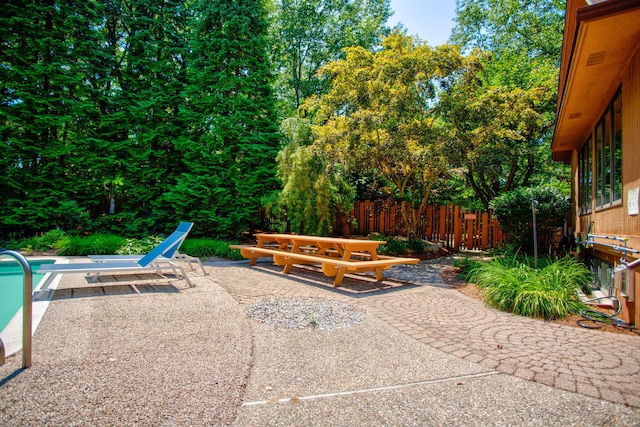 295 N Lakeshore Dr, Holland, MI 49424 - view of patio featuring a swimming pool