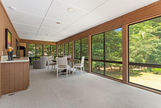 295 N Lakeshore Dr, Holland, MI 49424 - sunroom / solarium with carpet floors and outdoor dining space