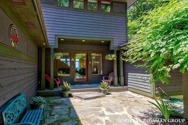 1228 Shore Crest Dr, South Haven, MI 49090 - property entrance featuring a patio
