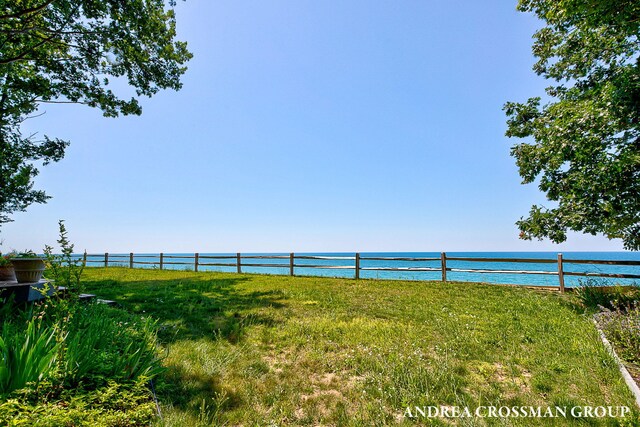 1228 Shore Crest Dr, South Haven, MI 49090 - view of yard with a water view