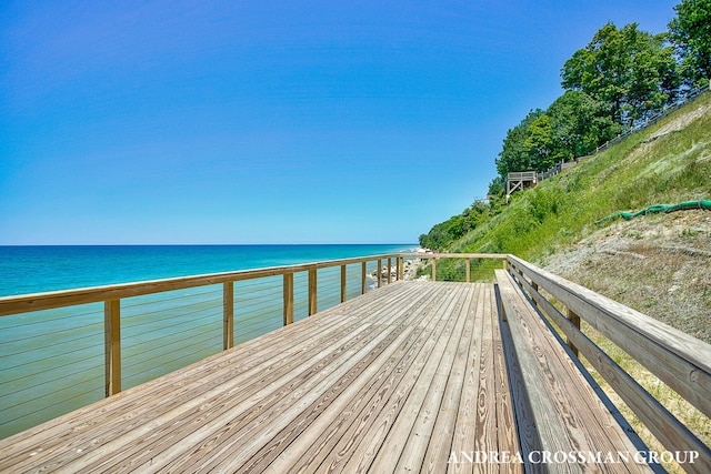 1228 Shore Crest Dr, South Haven, MI 49090 - dock area with a water view