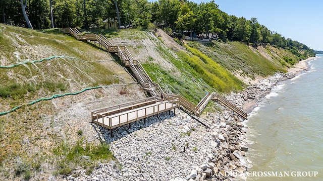 1228 Shore Crest Dr, South Haven, MI 49090 - bird's eye view of a large body of water