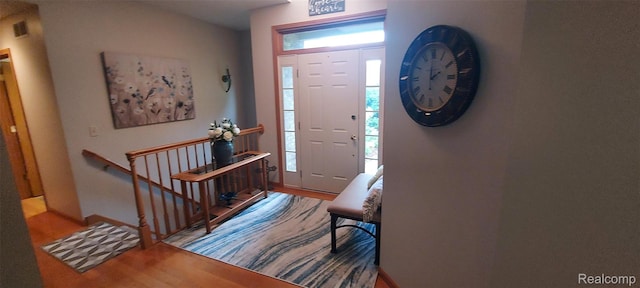 15203 Woodpine Dr, Monroe, MI 48161 - foyer with wood finished floors
