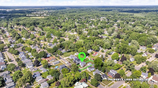715 Ellery Ave, Jackson, MI 49202 - drone / aerial view of a forest
