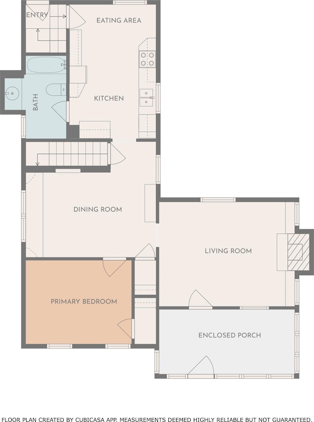 715 Ellery Ave, Jackson, MI 49202 - view of property floor plan