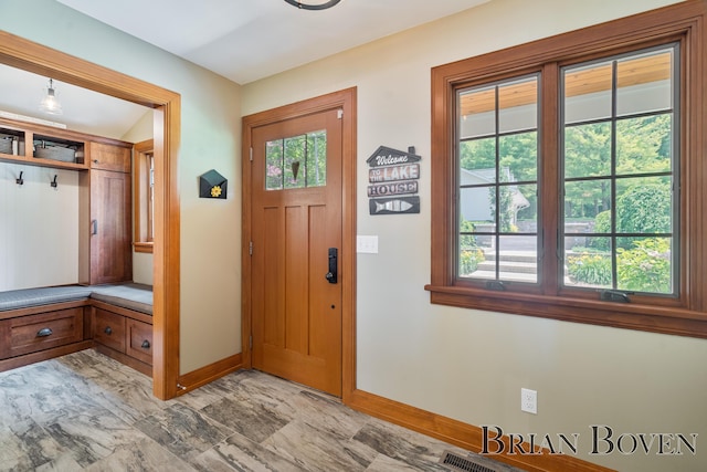 2625 Elmwood Dr, Pierson, MI 49339 - foyer with baseboards