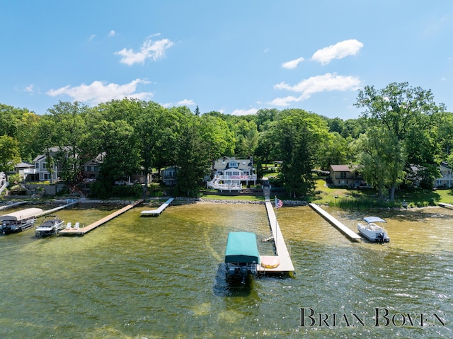 2625 Elmwood Dr, Pierson, MI 49339 - dock with a water view