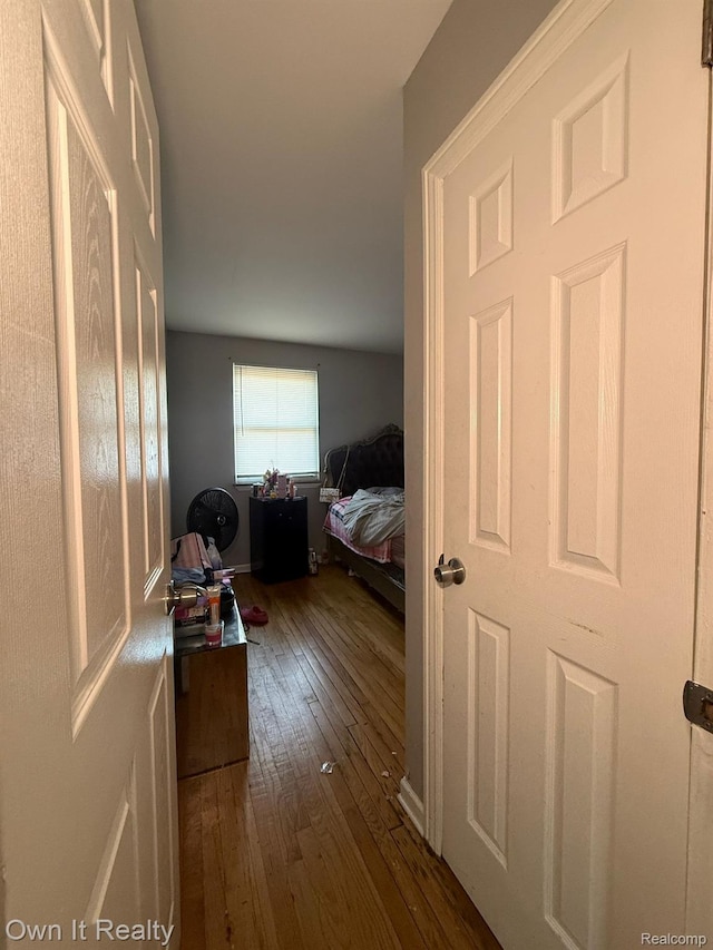 16595 Griggs St, Detroit, MI 48221 - bedroom with dark wood-style flooring